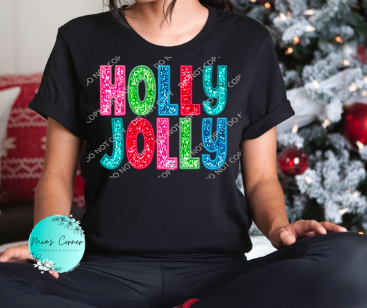 Holly Jolly Christmas Heat Transfer