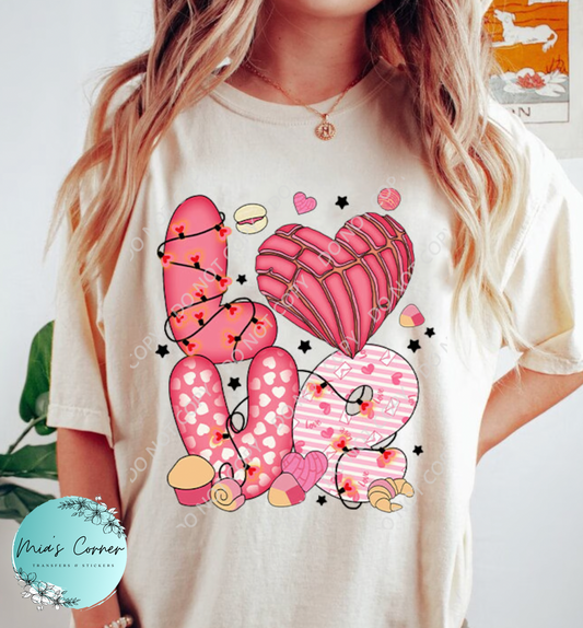 Pan Dulce LOVE Heat Transfer