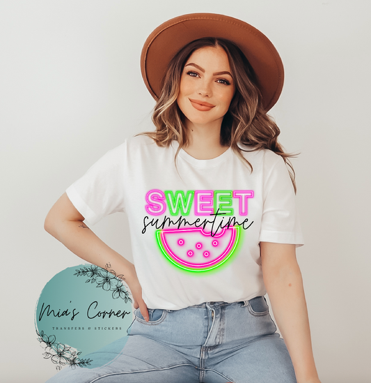 Sweet Summertime Watermelon Sublimation Transfer