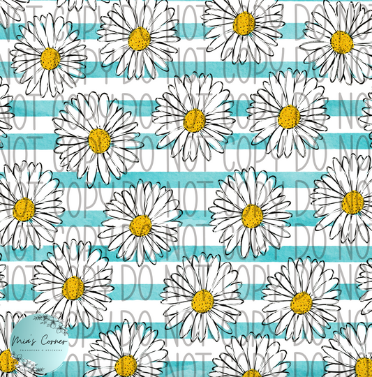 Daisies Printed Vinyl